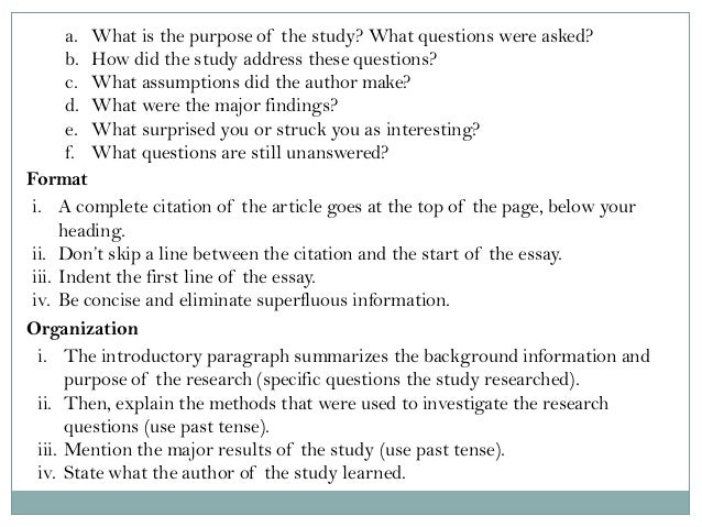 how to write a journal article review