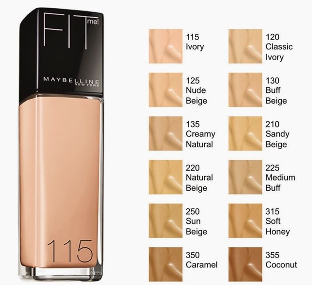 maybelline fit me foundation 315 review