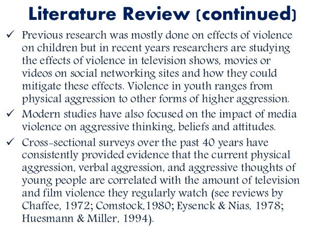 literature review on impact of social media on youth