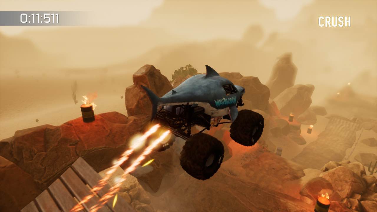 monster jam crush it switch review