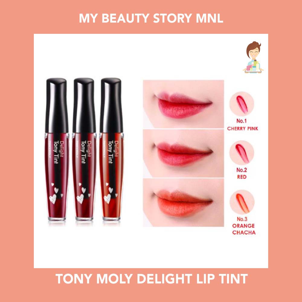 tony moly lip tint orange review